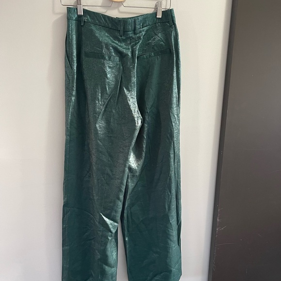 NWT- green wide leg trousers - Picture 9 of 9